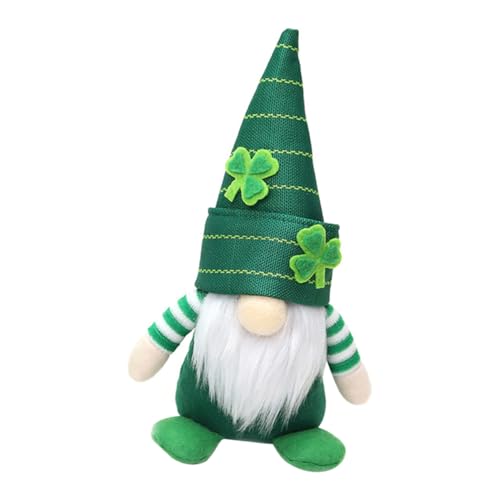 ABOOFAN Puppe buchregal Dekoration küchendeco GNOME Dekoration tischdeko esstisch St. Patricks Day Kleeblatt Gnom st. Patricks Tageszwerg Festivalzwerg Gnom-Ornament PP Baumwolle von ABOOFAN