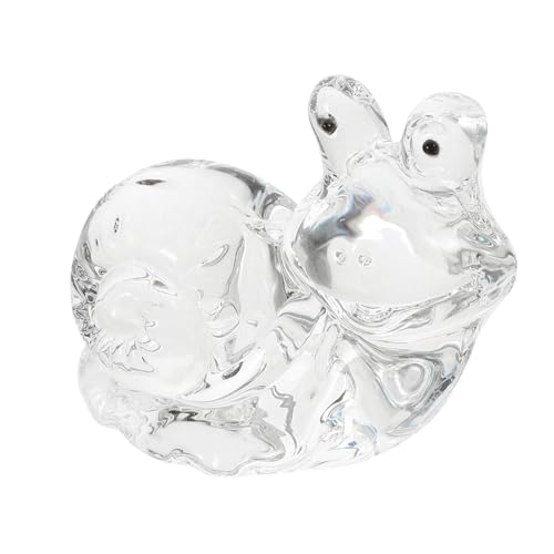 ABOOFAN Schneckenskulptur Desktop-Tierstatue Schnecke Kunsthandwerk Schnecke Sammlerstück Kindergeburtstag gastgeschenke Kristallhandwerksdekor entzückende Schneckenfigur Transparent von ABOOFAN