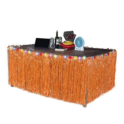 ABOOFAN Mottoparty Hawaii tischrock Dekoration Party partydeko Einschulung Desk Decoration Schreibtisch-Dekor Tischröcke für Partys Partyzubehör Platzteller aus Metall Haushalt Requisiten von ABOOFAN