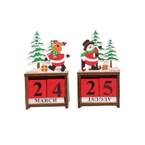 ABOOFAN Weihnachtsdekoration bürodeko büro dekoration kundengeschenke weihnachten christmas decorations weihnachsgeschenke room decor weihnachten Kalender aus Holz Bambus von ABOOFAN