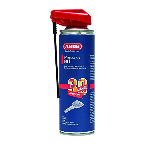 ABUS PS 88 - Spray Gleitmittel Fett frei und Feuchtigkeit abweisend 300 ml von ABUS