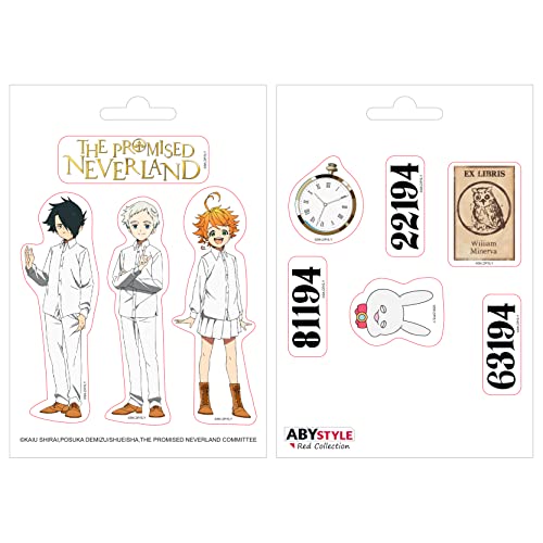 ABYSTYLE - THE PROMISED NEVERLAND Mini Sticker Orphans 16x11cm von ABYSTYLE