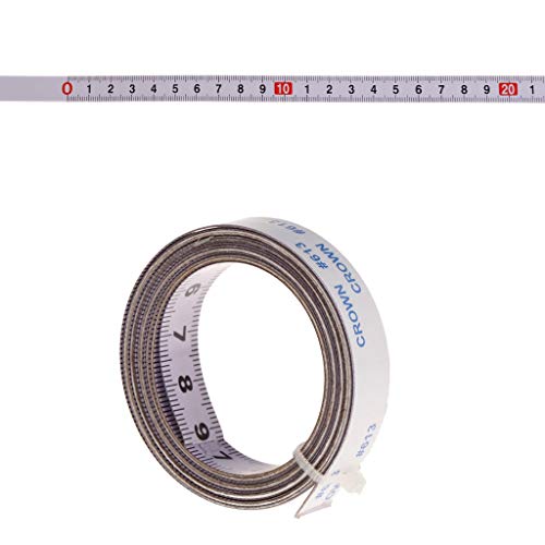 Kieferselbstklebendes Maßband von links nach rechts, von rechts nach links, 1/2m (2m, von links nach rechts) in der Mitte beider Seiten von ABenxxou
