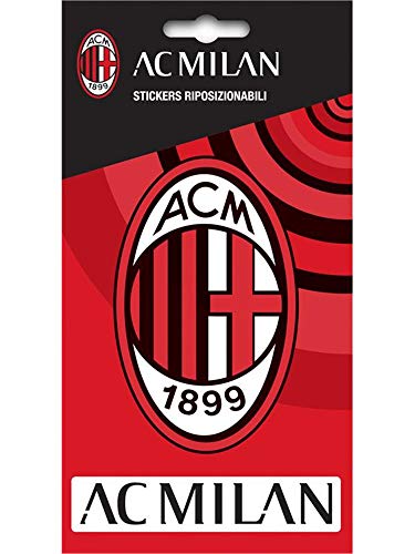 ACM 1899 Imagicom Accessori-Stickers, Rot, 19x11x0.01 von AC Milan