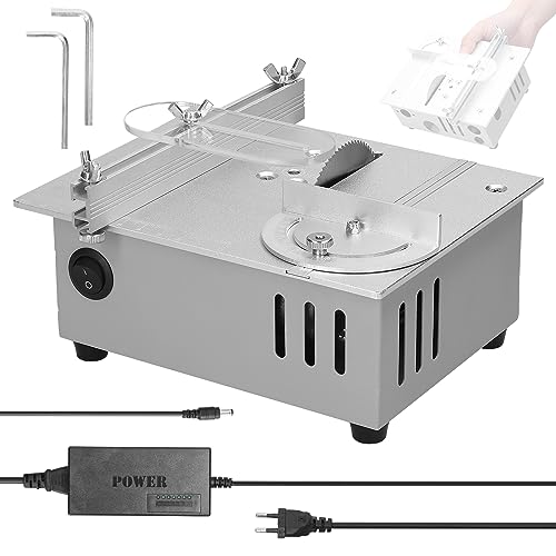 ACAGALA Multifunktionale Tischkreissäge, 96 W, elektrische Tischkreissägen, kleiner Haushalt, DIY-Sägeblatt, höhenverstellbar, Schneidwerkzeug, Holzbearbeitungsmaschine von ACAGALA