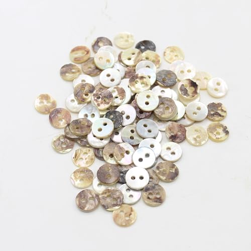 ACCESSOIRES LEDUC KS253609 Buttons, Natürliches Perlmutt, 9mm von ACCESSOIRES LEDUC