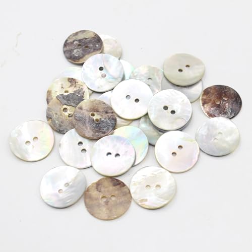 ACCESSOIRES LEDUC KS253622 Buttons, Natürliches Perlmutt, 22mm von ACCESSOIRES LEDUC