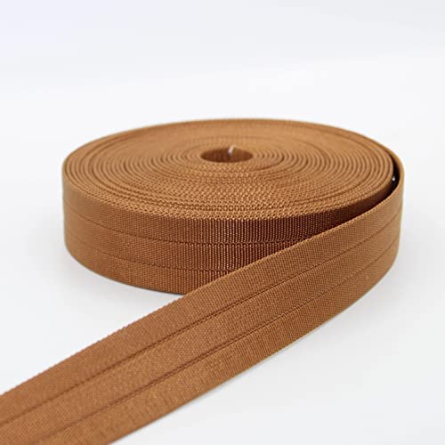 LEDUC 5 Meter Gurtband Polyester 15 Camel 30 mm von ACCESSOIRES LEDUC