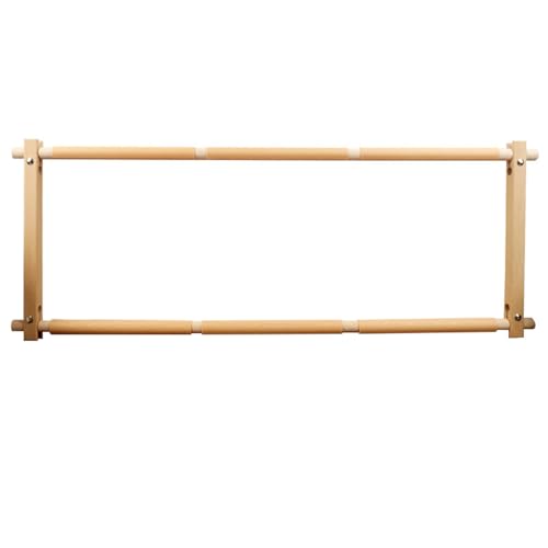 ACHBGTMQ Stickständer Stickständer Schoßhalter Boden mit Leichter Tischklemme Handarbeitsständer vom Bodentyp Verstellbarer Rahmen (Farbe: Beige, Größe: 25,98 * 15,74 Zoll) von ACHBGTMQ