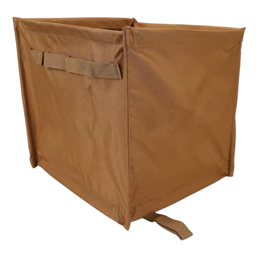 ACOGEDO Baumpfleger-Wurfleine, Baumpfleger-Wurftasche, Großes Fassungsvermögen, 33 L, Oxford-Stoff, Wurfleine, Aufbewahrungskorb, Faltbarer Outdoor-Mülleimer für Reisepicknick (Khaki) von ACOGEDO