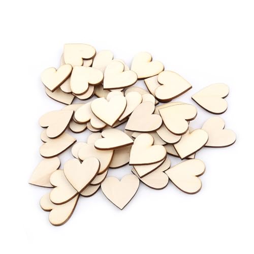 Love Heart Form Holzverzierung für Hochzeit (10 mm) (20MM) (25mm) von ACOGEDO