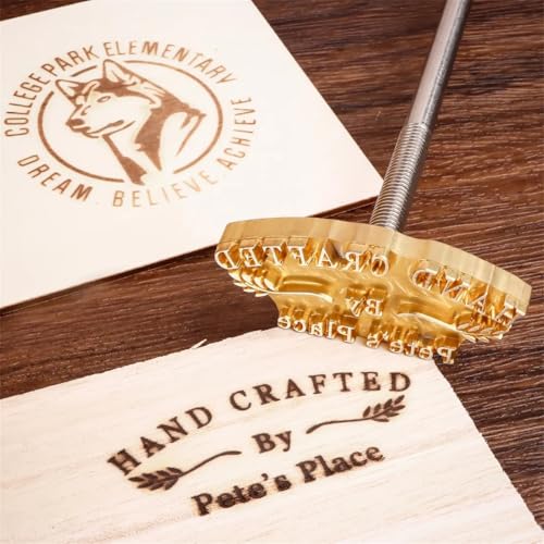 Kundenspezifisches Holzbrandeisen, Hochzeitsbrandeisen für Holz, benutzerdefinierte Metallstempel, Wärmeprägung, Stempel, Logo, Brandeisen für Holz, Fleisch, Lebensmittel von ACRSIKR