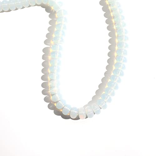 5x8mm Natürliche Rondelle Stein Opal Perlen Semi Precious Abacus Perlen Handmake Edelstein für Jewerly Making DIY-Armband Halskette von ACYUNLEI