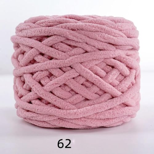 ADAOQIN Chenille-Strickgarn, weiches Baumwollgarn mit Eisstreifen, DIY-Wollgarn für handgefertigte Strickdecken, 3 Stück, 300 g von ADAOQIN