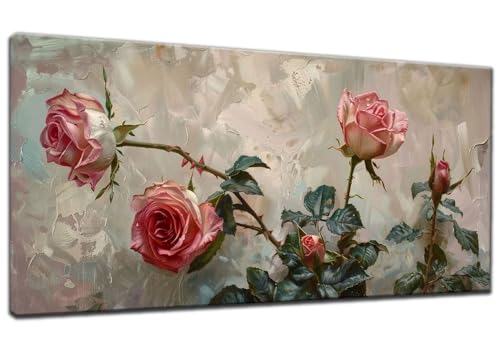 Rose Diamond Painting Groß XXL 40x90cm, 5D Diamond Painting Blume, Full Diamond Painting Eckige Steine Bastelset Erwachsene, Malen Nach Zahlen Diamond Painting, Geschenke für Frauen, Zimmer Deko Y-4 Rose Diamond Painting Groß XXL 40x90cm, 5D Diamond Painting Blume, Full Diamond Painting Eckige Steine Bastelset Erwachsene, Malen Nach Zahlen Diamond Painting, Geschenke für Frauen, Zimmer Deko Y-4 von ADCCAT