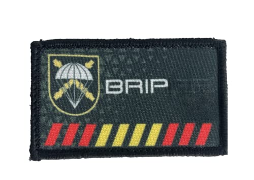 ADCSHOP - BRIPAC Brigada Fallschirmjäger aus Spanien im 3D-Sublimationsdruck in Farbe – montiert auf Nylon mit Klettverschluss – Maße: 7 x 4,20 cm, wiegt 2,80 g von ADCSHOP