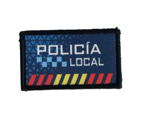 Polizei-Aufnäher, 3D-Sublimationsdruck, Nylon, mit Klettverschluss, Maße: 7 x 4,20 cm, Gewicht: 2,80 g von ADCSHOP