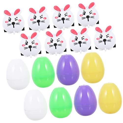 ADOCARN 1 Satz Auto Eier zurückziehen für draußen Plüschtiere Outdoor-Wasserspielzeug easter decoration babyshowergeschenk toy set Osterdeko Osterhase zieht Auto zurück Plastik von ADOCARN