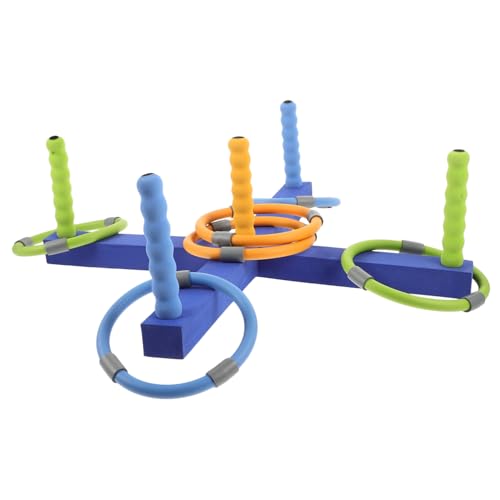 ADOCARN 1 Satz Ring-Ring- werfen -Fitnessgeräte für kinderspielzeug Kid Toys Ringwurfspiel Kreuz-Fünf-Ring-Wurfspiel Nr Colorful von ADOCARN