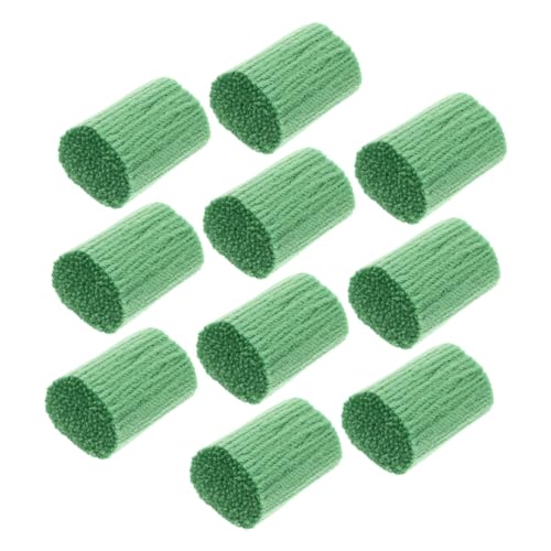 ADOCARN 10 Rollen Stickgarn Für Teppiche Riegelhaken-teppichsatz Grüner Outdoor-teppich Sortiertes Garn Lappen Verschlusshaken Wolle Knüpfhaken Teppichwolle Wollgarn Bausatz Green Acryl von ADOCARN