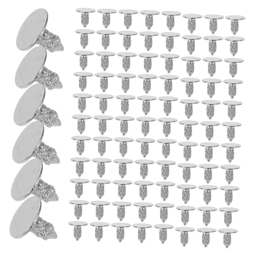 ADOCARN 100 Stück Perlenmaschinen Zubehör Krallennieten Für Koffer Mini Klauennieten DIY Nieten Kleidungs Klauennägel Schneidernieten Mini Nieten Kleidungsnieten Dekorative von ADOCARN