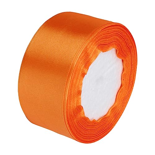 ADOCARN 1Stk Verpackungsband seidenband ribbon bandfeile hochzeitsdeko rotes Kräuselband silbernes Glitzerband Bastelband einwickeln Band für die Party Dreiecksgarn aus Polyester Orange von ADOCARN