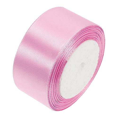 ADOCARN 1Stk Verpackungsband seidenband ribbon breites band dekobänder hochzeitsringe rosa Schleife weißes Band lackiert Spitze Kranz Bastelband einwickeln Dreiecksgarn aus Polyester von ADOCARN