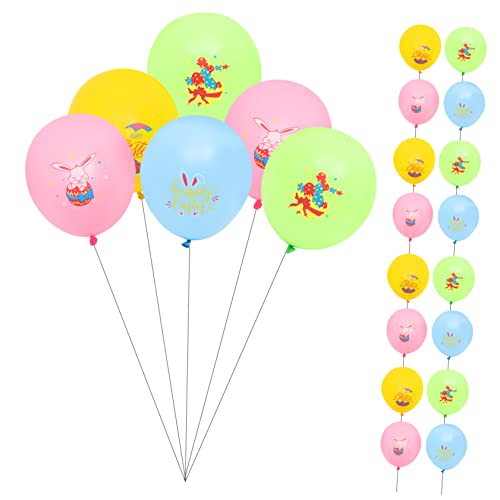 ADOCARN 24st Kaninchen-latexballon Blase Ballonständer-kits Zubehör Für Ballonbogendekorationen Ballons Für Ballonbogen Ballonzubehör Blaue Luftballons Grüne Luftballons Emulsion von ADOCARN