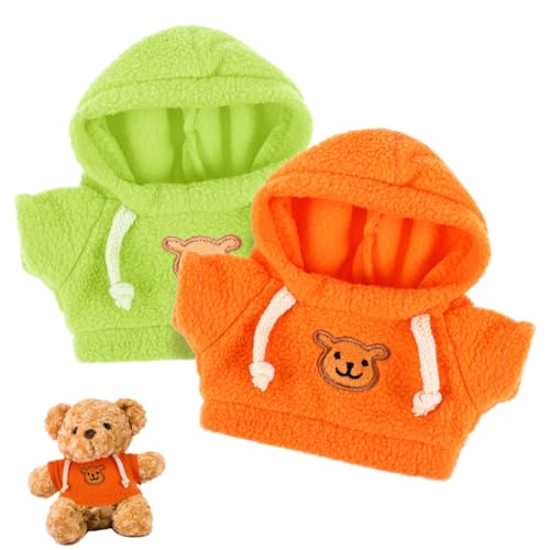 ADOCARN Puppe Weichkörper 2st Bärenpuppenkleidung Puppen Für Mädchen Outfits Für Neugeborene Jungen Kuscheltier Kleidung Teddybärkleidung Kleine Puppenkleidung Wiederverwendbare Puppenkleidung von ADOCARN