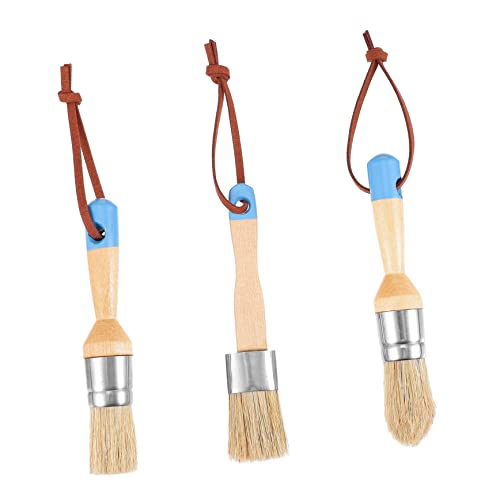 ADOCARN 3St Pinsel multifunktionswerkzeug Multi Tools wohnraumdeko Home Decoration Paint Brushes hausdeko Bürste mit Holzgriff Kleber malen Malwerkzeug Haushalt Zuhause Bürste hölzern von ADOCARN