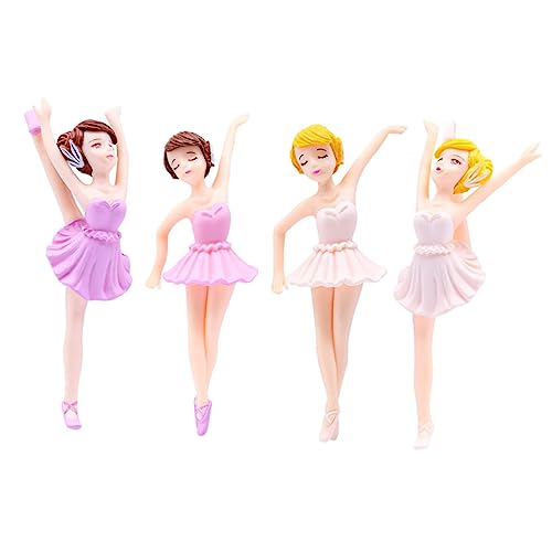 ADOCARN 4 Stück Ballerina Mädchen Ornamente, Mädchen Kuchendekoration, Ballerina Tanzmädchen, Cupcake Topper, Ballerina Mädchen Dekoration, Prinzessinnen Cupcake Topper, Backdekorationen, ADOCARN 4 Stück Ballerina Mädchen Ornamente, Mädchen Kuchendekoration, Ballerina Tanzmädchen, Cupcake Topper, Ballerina Mädchen Dekoration, Prinzessinnen Cupcake Topper, Backdekorationen, von ADOCARN