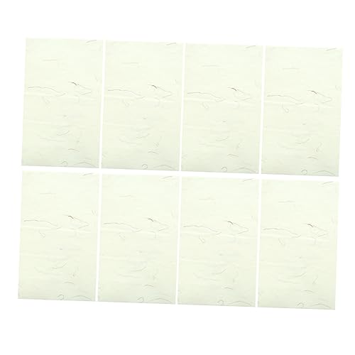 ADOCARN 40 Blatt Reis Papier ricepaper rice paper sheets handwerkskunst seidenpapier Kalligraphiepapier für Anfänger Chinesisches Lippenstiftpapier japanisch Sumi-Zeichenpapier Xuan-Papier von ADOCARN