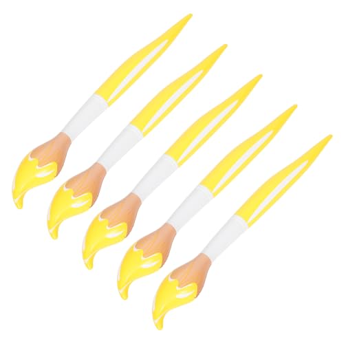 ADOCARN 5st Pinselspielzeug Großer Pinsel Große Pinsel Aufblasbarer Stift-jumbo Stift Aufblasbarer Riese Ballonstift-sets Riesiger Pinsel Für Party Großer Aufblasbarer Pinsel Yellow Pvc von ADOCARN