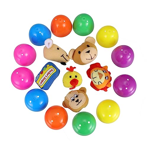 ADOCARN 6St Plüschpuppeneier Pop-up- Plüschtiere hühner kinderspielzeuge egg maging easter egg osterspielzeug eier ostern gefüllte eier Plastik von ADOCARN