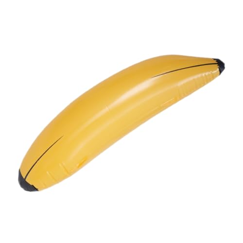 ADOCARN Aufblasbare Banane Federnd Schwimmt Bananenkostüm Ball Obstschale Mit Bananenaufhänger Schüssel Party Schwebend Floß Künstliche Aufblasbare Liege Groß Lichtschwert Neon Pvc von ADOCARN