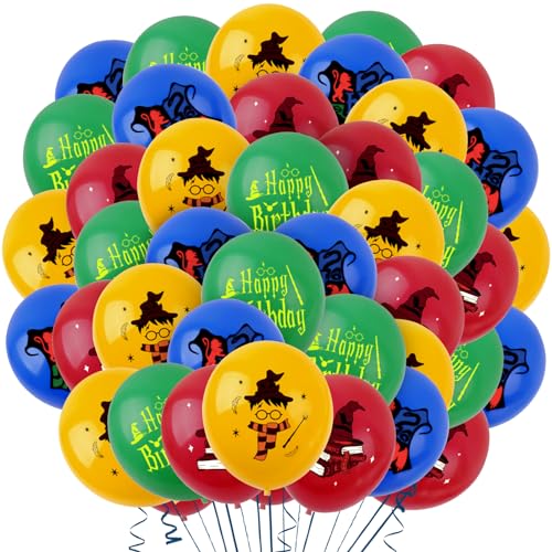 48PCS Harry Ballons Geburtstag Set, Harry Geburtstags Deko, Harry Kinder Geburtstag Party, Geburtstagsdeko Harry, Harry Party Deko, Harry Kinder Geburtstagsdeko, Harry Geburtstagsdeko Ballon von ADREWFG