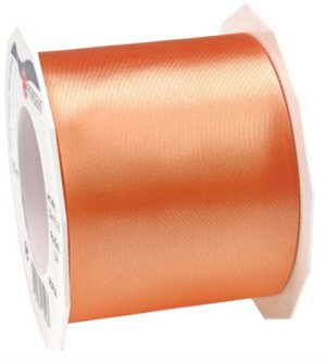 ADRIA Satin Tischband apricot, Rolle 25m x 72mm, Lieferung frei Haus von Sattie