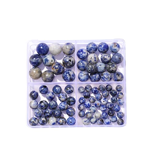 6–12 mm große, natürliche blaue Sodalith-Stein-Perlen-Set, rund, echter Stein, glatte Perlen, lose Edelsteine, DIY-Perle für Armbänder, Halsketten, Ohrringe, Schmuckherstellung von ADSUBHSJFAKK