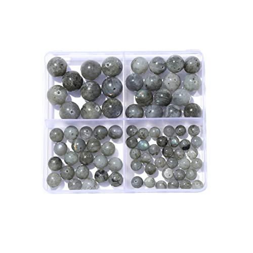 6–12 mm natürliche Labradorit-Stein-Perlen-Set, rund, echter Stein, glatte Perlen, lose Edelsteine, DIY-Perle für Armbänder, Halsketten, Ohrringe, Schmuckherstellung von ADSUBHSJFAKK