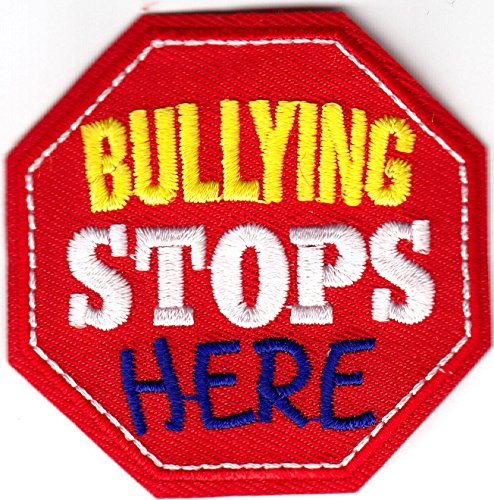 Aufnäher, bestickt, "Bullying Stopps Here" von AE