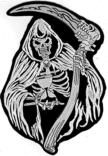 Sensenmann Jedermann Biker Heavy Metal L von Patch