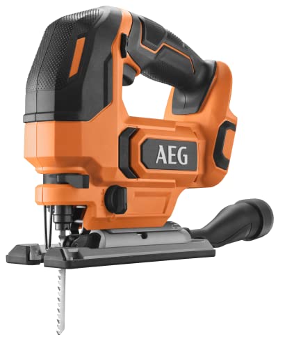 AEG 18 V Pro18V Akku-Stichsäge, BST18X2-0, Hublänge 25,4 mm, ohne Akku u. Ladegerät, Orange von AEG