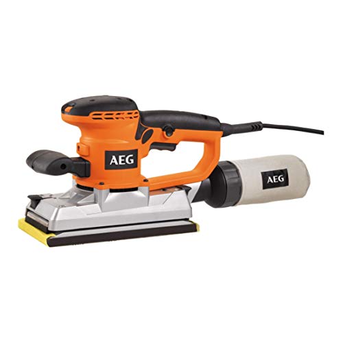 AEG 500 W Schwingschleifer FS 280, Schleiftellergröße 115x280 mm, Kabel Orange von AEG