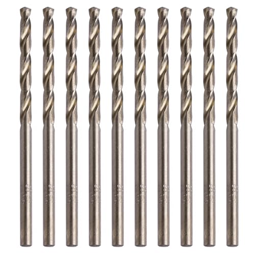 10 Teile/satz 3,2mm M35 Dreieck Schaft HSS-Co Kobalt Spiralbohrer Spiralbohrer von AEPBTMQ