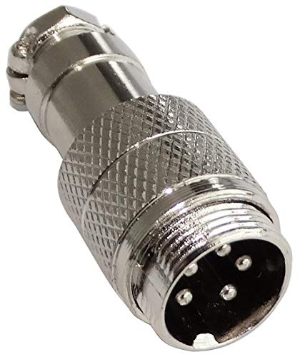 AERZETIX - C43674 - Stecker Micro GX16-5p - gerader männlich Stecker 5 poliger - Lötmittel - für Kabel von AERZETIX