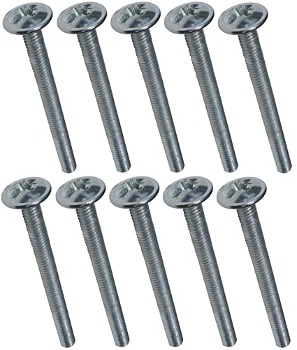 AERZETIX - C44748 - Satz von 10 Schrauben für möbelgriffe möbelgriffschrauben - mit breit linsenkopf - Ø4x45mm - aus verzinktem stahl - mit abdruck pozidriv - heimwerker - renovierung - dekoration AERZETIX - C44748 - Satz von 10 Schrauben für möbelgriffe möbelgriffschrauben - mit breit linsenkopf - Ø4x45mm - aus verzinktem stahl - mit abdruck pozidriv - heimwerker - renovierung - dekoration von AERZETIX