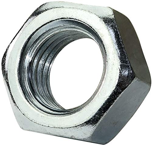 AERZETIX - C45722 - Satz von 5 Sechskantmuttern 6 seiten - metallteile spannen montage - aus verzinktem stahl 8.8 - gewinde M24 metrisch weiblich - heimwerker - DIN 934 - farbe silber von AERZETIX