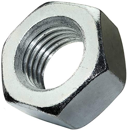 AERZETIX - C45724 - Satz von 5 Sechskantmuttern 6 seiten - metallteile spannen montage - aus verzinktem stahl 8.8 - gewinde M30 metrisch weiblich - heimwerker - DIN 934 - farbe silber von AERZETIX