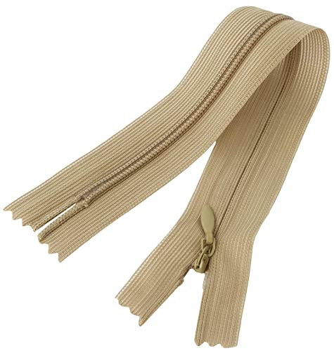 AERZETIX - C60543 - Satz mit 10 Reißverschlüssen unsichtbar 20cm Nicht trennbar - reißverschluß mit Gestell - Farbe beige - Lederwaren Jeans Hosen Kleid Rock Schieber kleidungsstück nähen AERZETIX - C60543 - Satz mit 10 Reißverschlüssen unsichtbar 20cm Nicht trennbar - reißverschluß mit Gestell - Farbe beige - Lederwaren Jeans Hosen Kleid Rock Schieber kleidungsstück nähen von AERZETIX