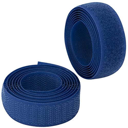 AERZETIX - C65891 - Klettband/-rolle 20 mm 1 meter - organizer/kabelbinder - band für kleidersäcke - aus polyamid und polyester - farbe: royalblau von AERZETIX